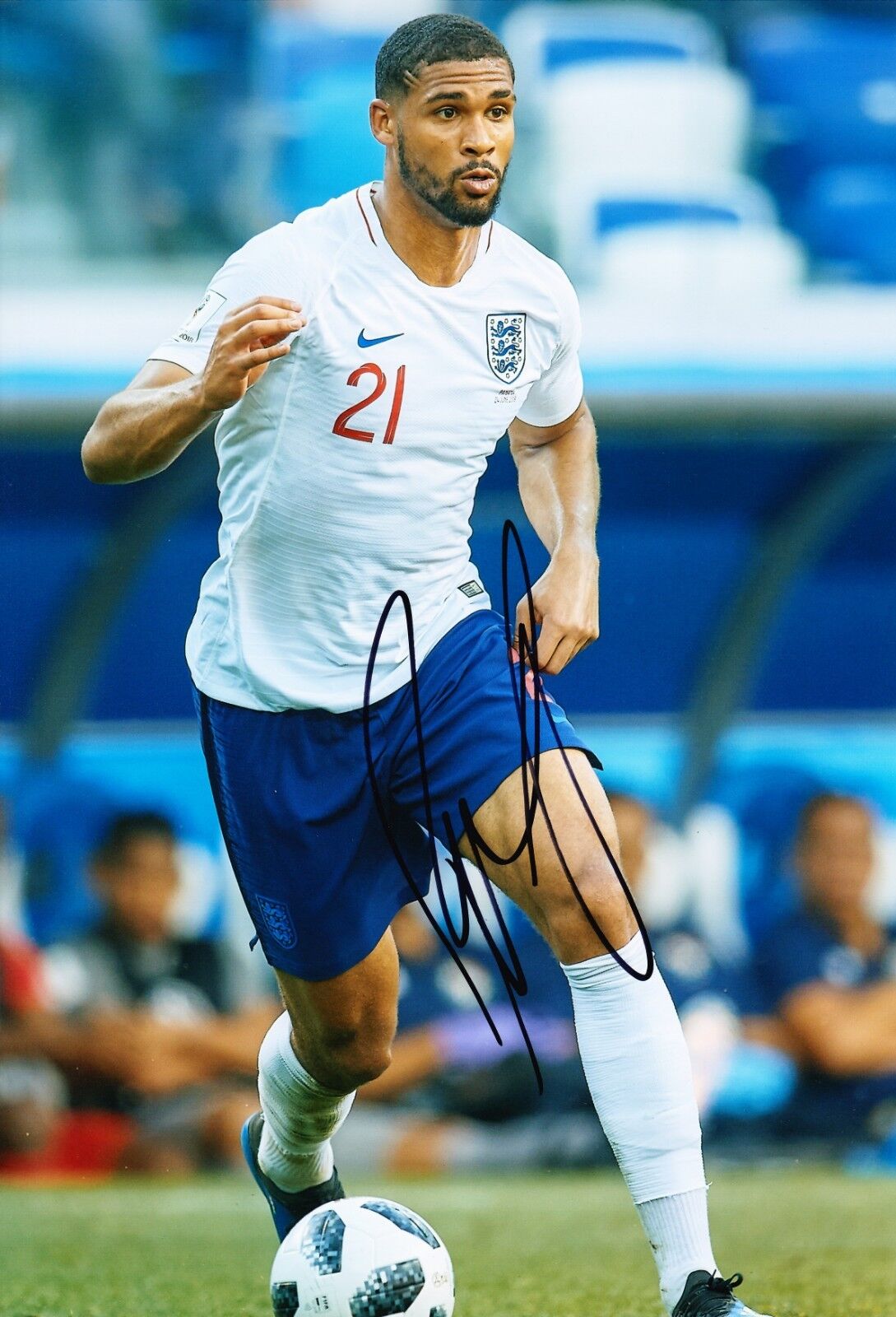 Ruben Loftus-Cheek Signed 12X8 Photo Poster painting ENGLAND WORLD CUP 2018 AFTAL COA (9026)