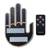 Hand Gesture Light with Remote LED Car Back Window Sign Car Finger Light for Car