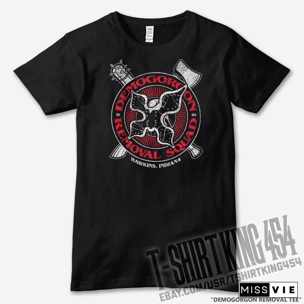 Stranger Things Demogorgon Removal T-Shirt - S3 Steve Harrington, Hopper, Eleven