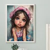 Diamond Painting-DIY Full Round Drill Cute Doll