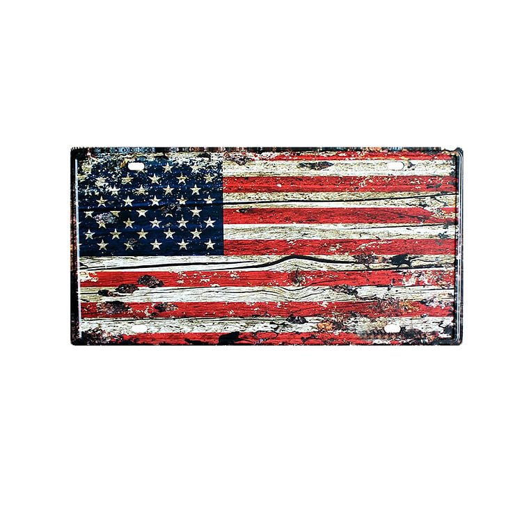 15*30cm - USA - Car License Tin Signs/Wooden Signs