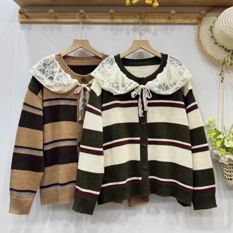 Chicfifth Sweater Women Winter Long Sleeve High Quality Autumn Vintage Top Knitted Cardigan