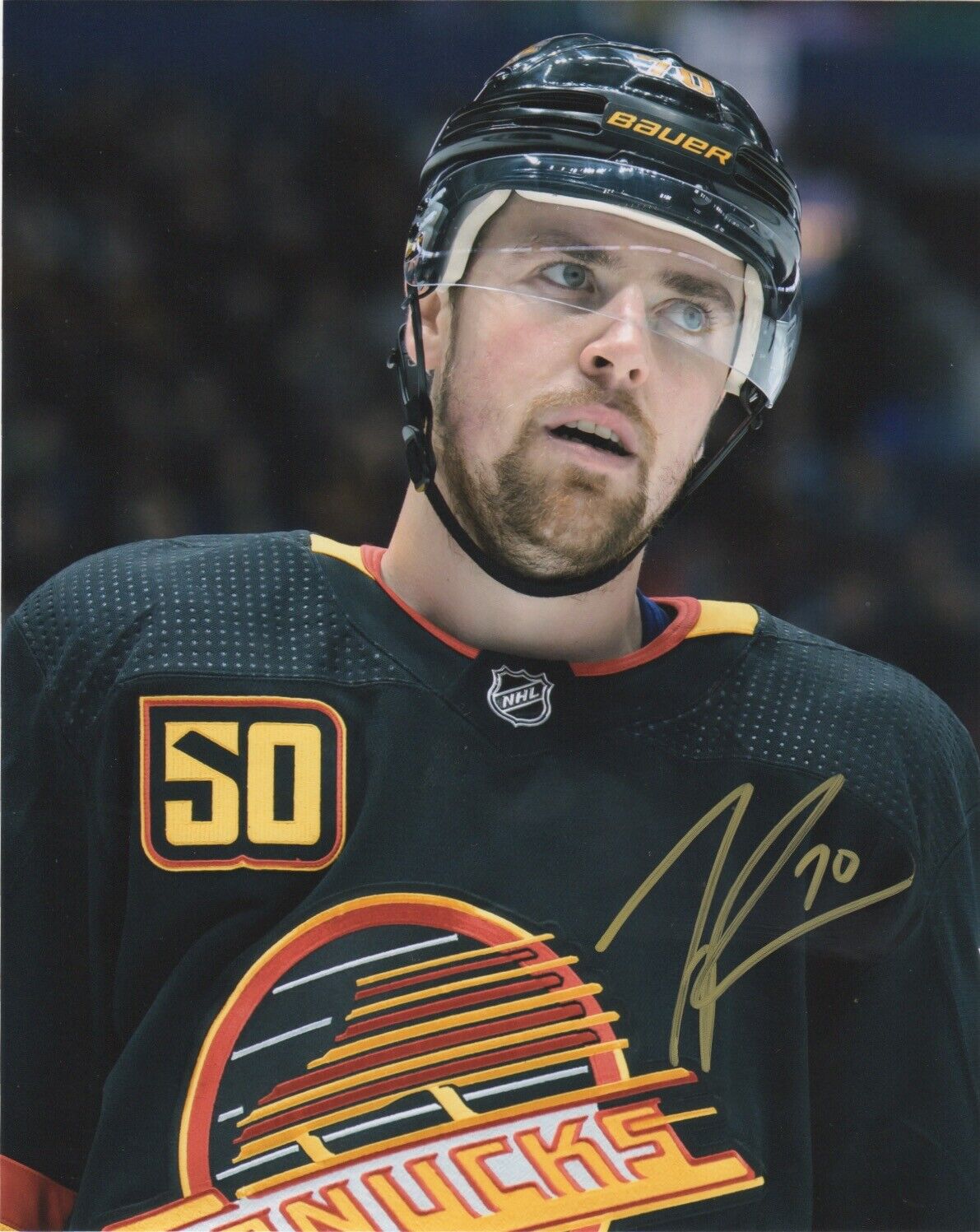 Vancouver Canucks Tanner Pearson Autographed Signed 8x10 NHL Photo Poster painting COA #8