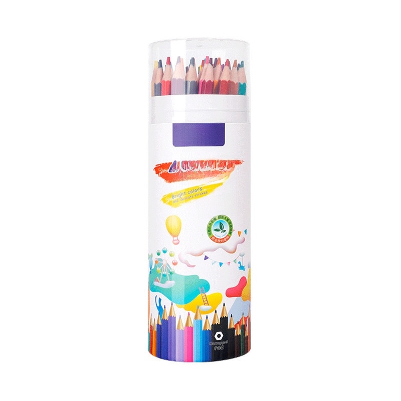 Erasable 48 Color Pencil Primary School Students 36 Color Lead Brush Painting Kindergarten Painting Graffiti Painting Pen