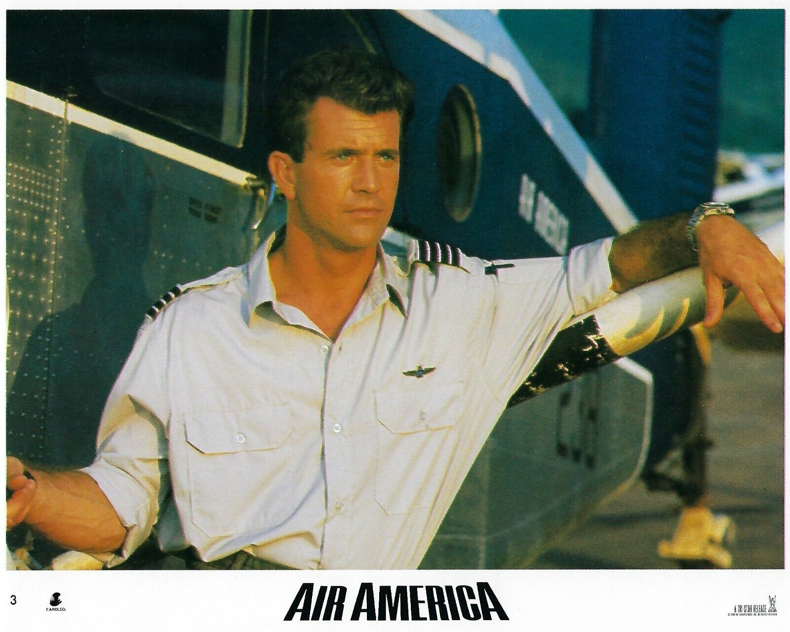 Air America Original 8x10 Lobby Card Poster Photo Poster painting 1990 Downey Jr. Gibson #3