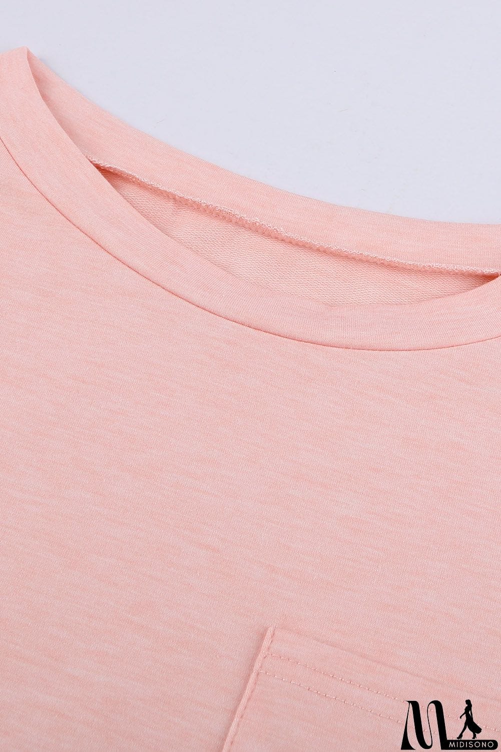 MidiSono - Pocketed Tee with Side Slits