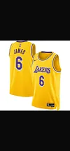 NBA Lakers James basketball jersey