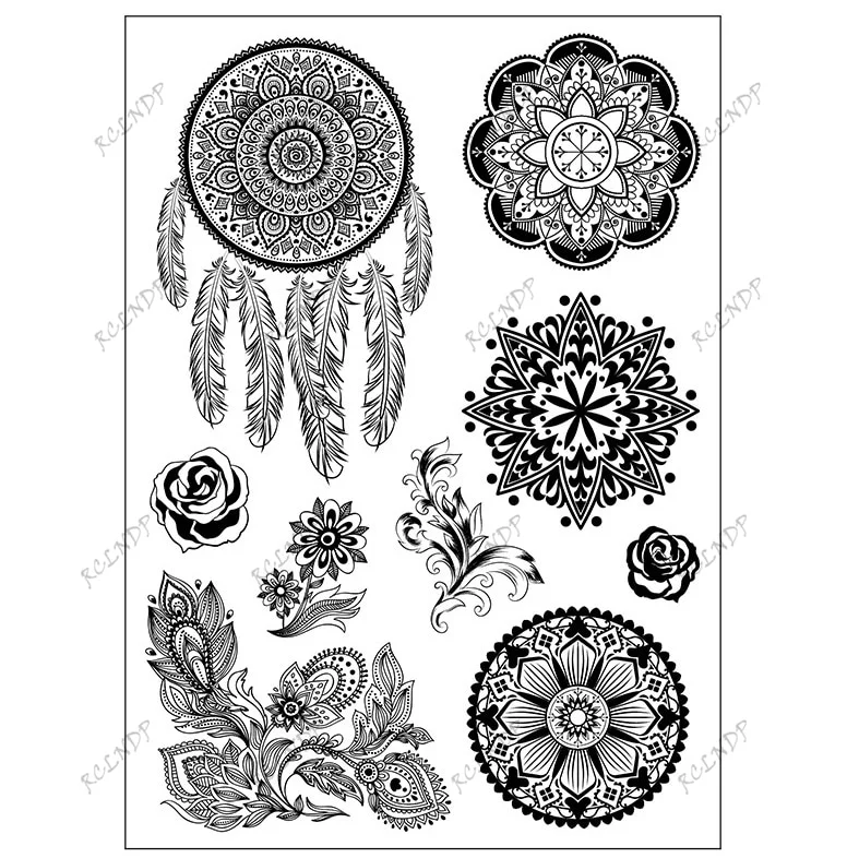 Sdrawing Temporary Tattoo Sticker Bow Knot Sexy Lace Butterfly Flower Arm Leg Body Art Flash Tatoo Fake Tatto for Men Women