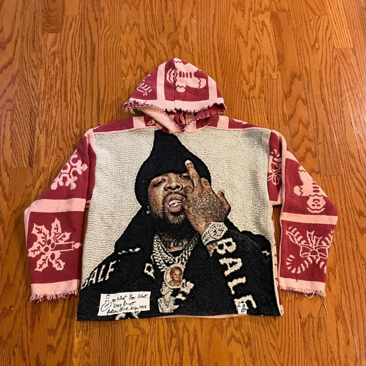 Hip Hop Rap Casual Street Tapestry Hoodie