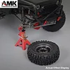 AMK 4Pcs Stainless Steel 1.9 Beadlock Wheels Rims Hub for 1/10 RC Crawler Axial SCX10 TRX4 TXR6 MST CFX 86100 YK4102 GEN8 TF2