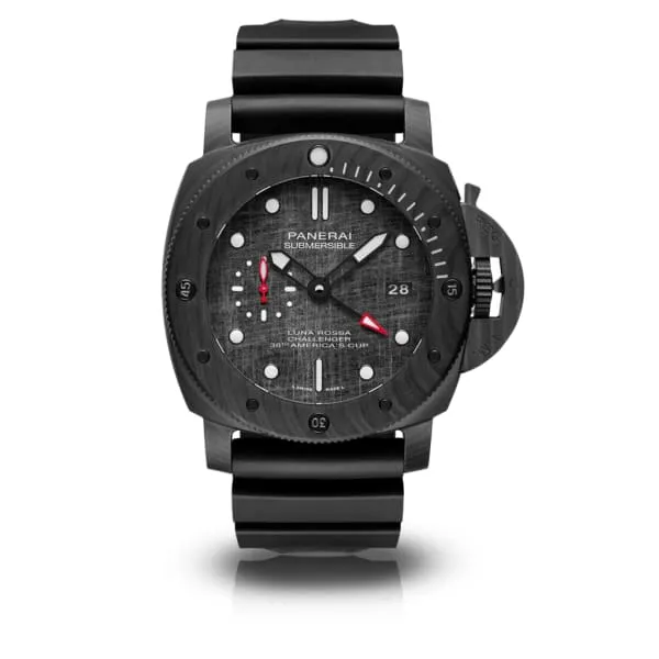 Panerai Submersible Luna Rossa - 47mm, Carbotech case, Dark grey sail dial, Watch PAM01039【Free Shipping】
