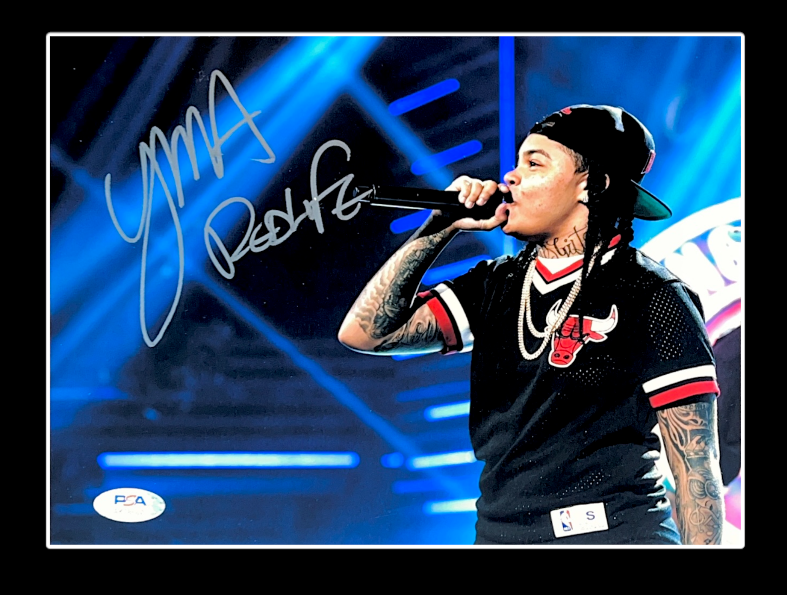 YOUNG MA HAND SIGNED AUTOGRAPHED INSCRIBED HIP HOP 8X10 Photo Poster painting WITH PSA DNA COA 6