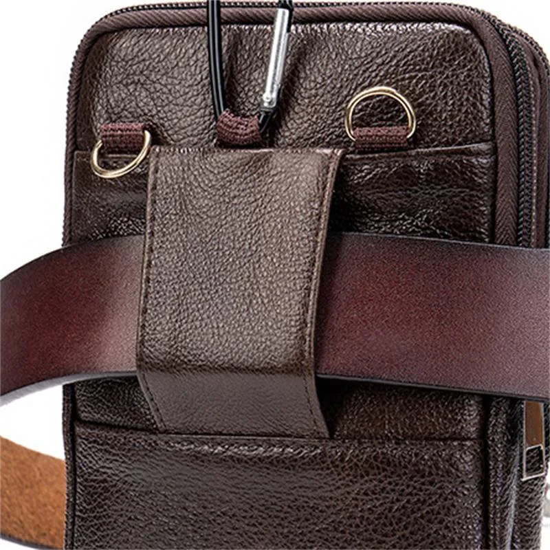 Men's High Quality Crossbody Bag Leather Shoulder Bag
