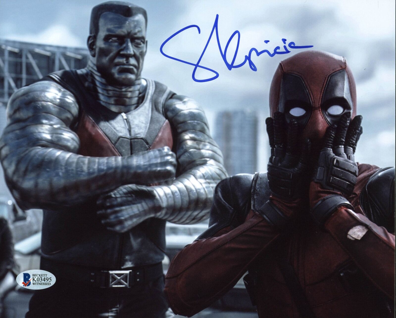 Stefan Kapicic Deadpool Authentic Signed 8x10 Photo Poster painting Autographed BAS Witnessed 8