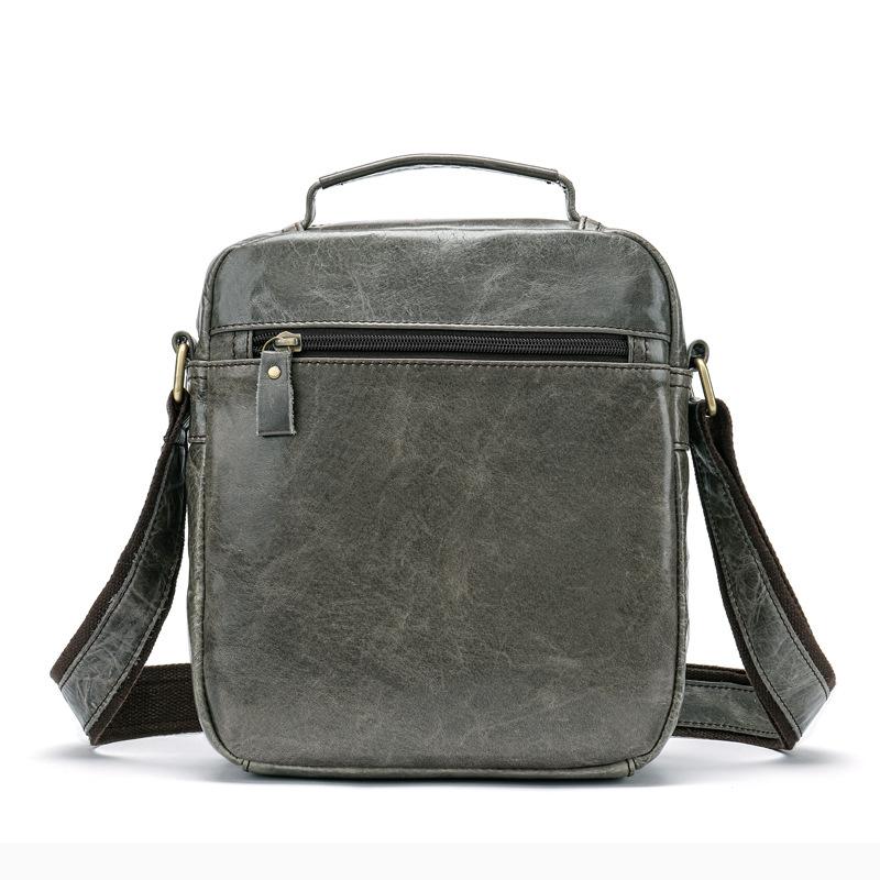 Classic Leather Soft Handbags For Men With Large Capacity