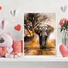 （No Printed Canvas）Counted Cross Stitch 11CT-Elephant 40*50cm