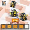 Black Technology Intelligent Digital Display Wall-E Programming Robot Children's Educational Assembly Building Block Toys Boy Birthday Gift