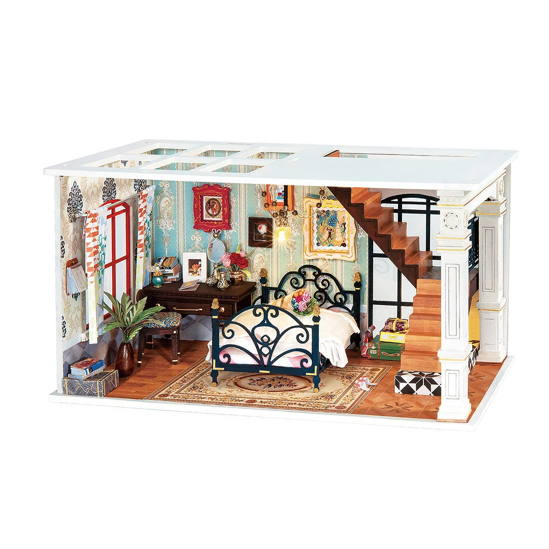 Rolife Paris Midnight DIY Miniature Dollhouse DGF02 1:18