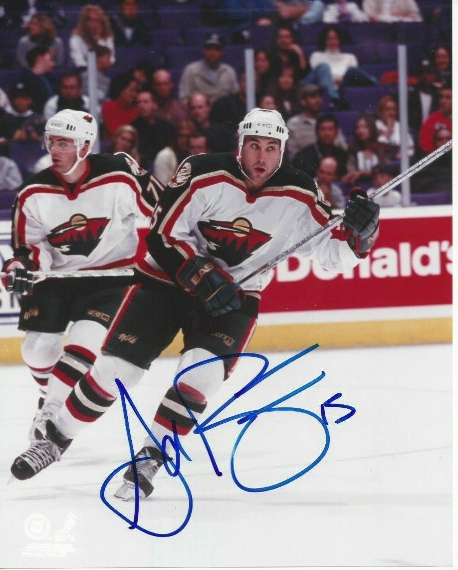 Andrew Burnette Autographed 8x10 Minnesota WildB987