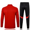 Joyfball 2025/2026 Kids Size Arsenal Half-Pull Training Suit Red Football Shirt 1:1 Thai Quality