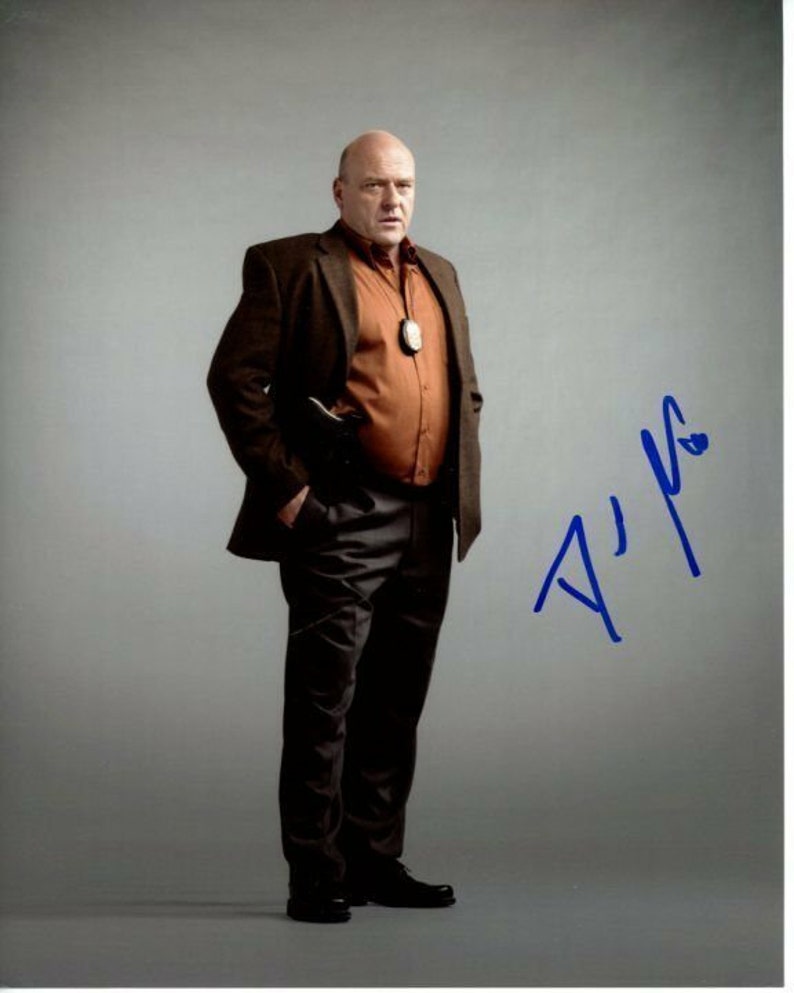 Dean norris signed autographed breaking bad hank schrader Photo Poster painting