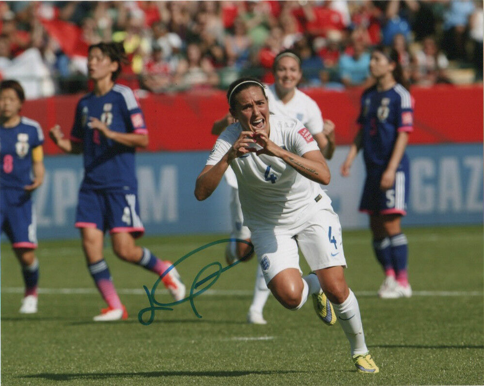 England World Cup Fara Williams Autographed Signed 8x10 Photo Poster painting COA A