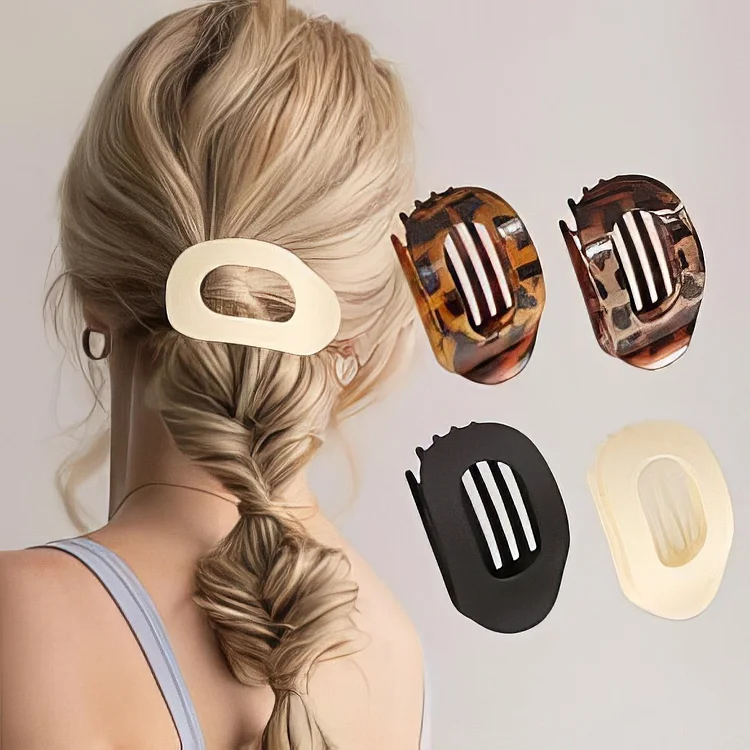 🔥Last Day 49% OFF💖Casual Versatile Solid Colour Lay Flat Hair Clip 
