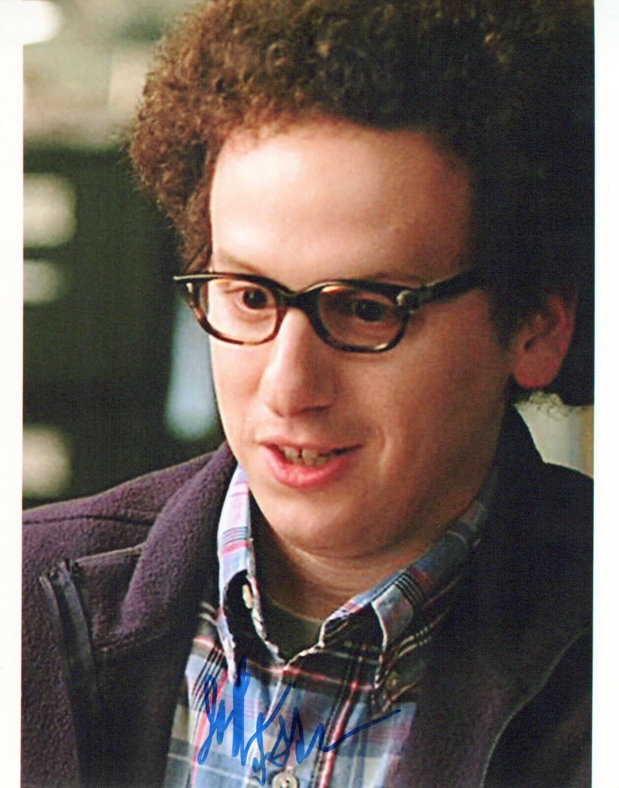 Josh Sussman Glee autographed Photo Poster painting signed 8X10 #3 Jacob Ben Israel