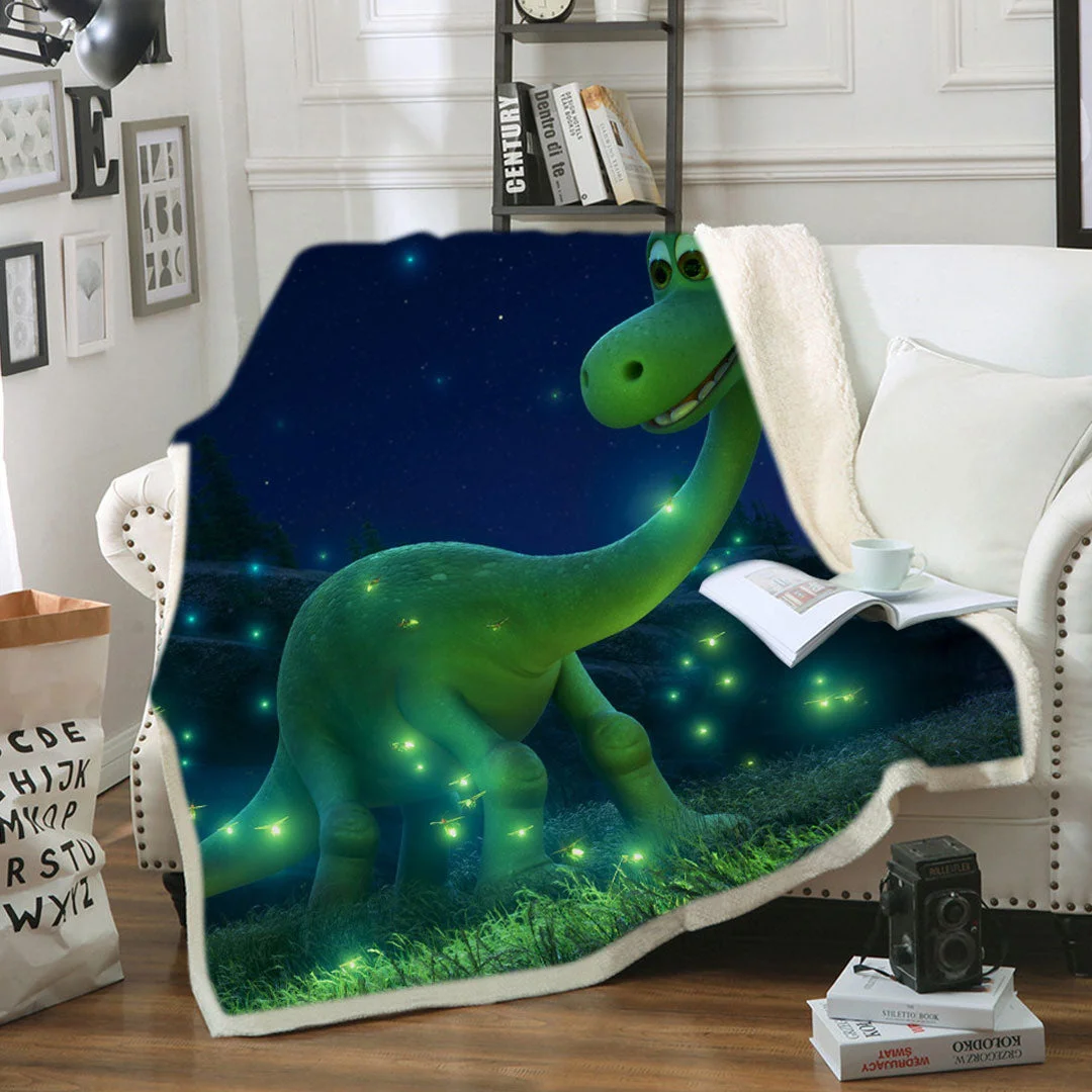 Dinosaur Soft Fleece Throw Blanket
