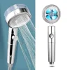 Pommeau de douche Hydro Jet haute pression avec ventilateur turbo &agrave; h&eacute;lice