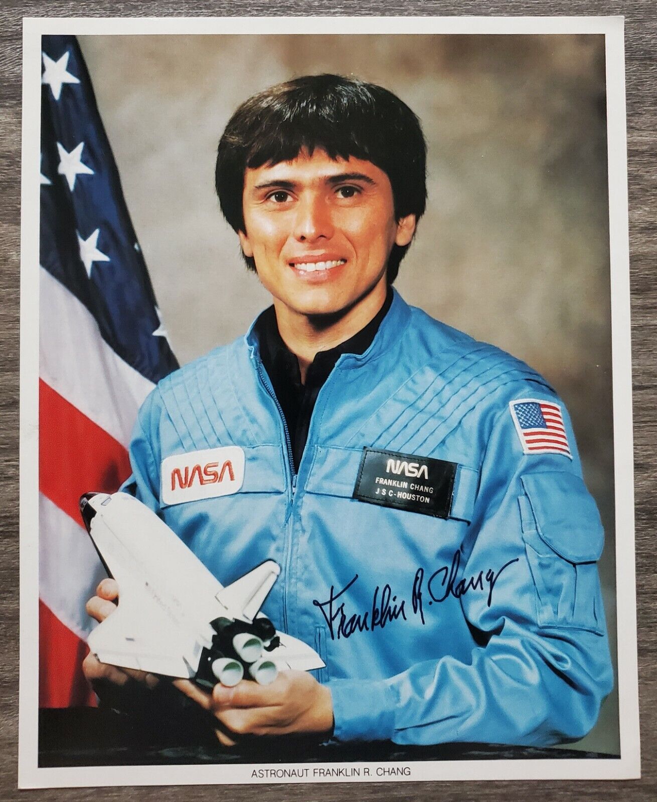 Franklin Chang-Diaz Signed NASA 8x10 Photo Poster painting Astronaut LEGEND RAD