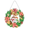 DIY Diamond Painting Garland Snowman Rhinestone Hanging Wreath Set 