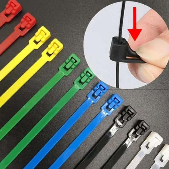 Releasable Cable Tie Strap (100PCS)