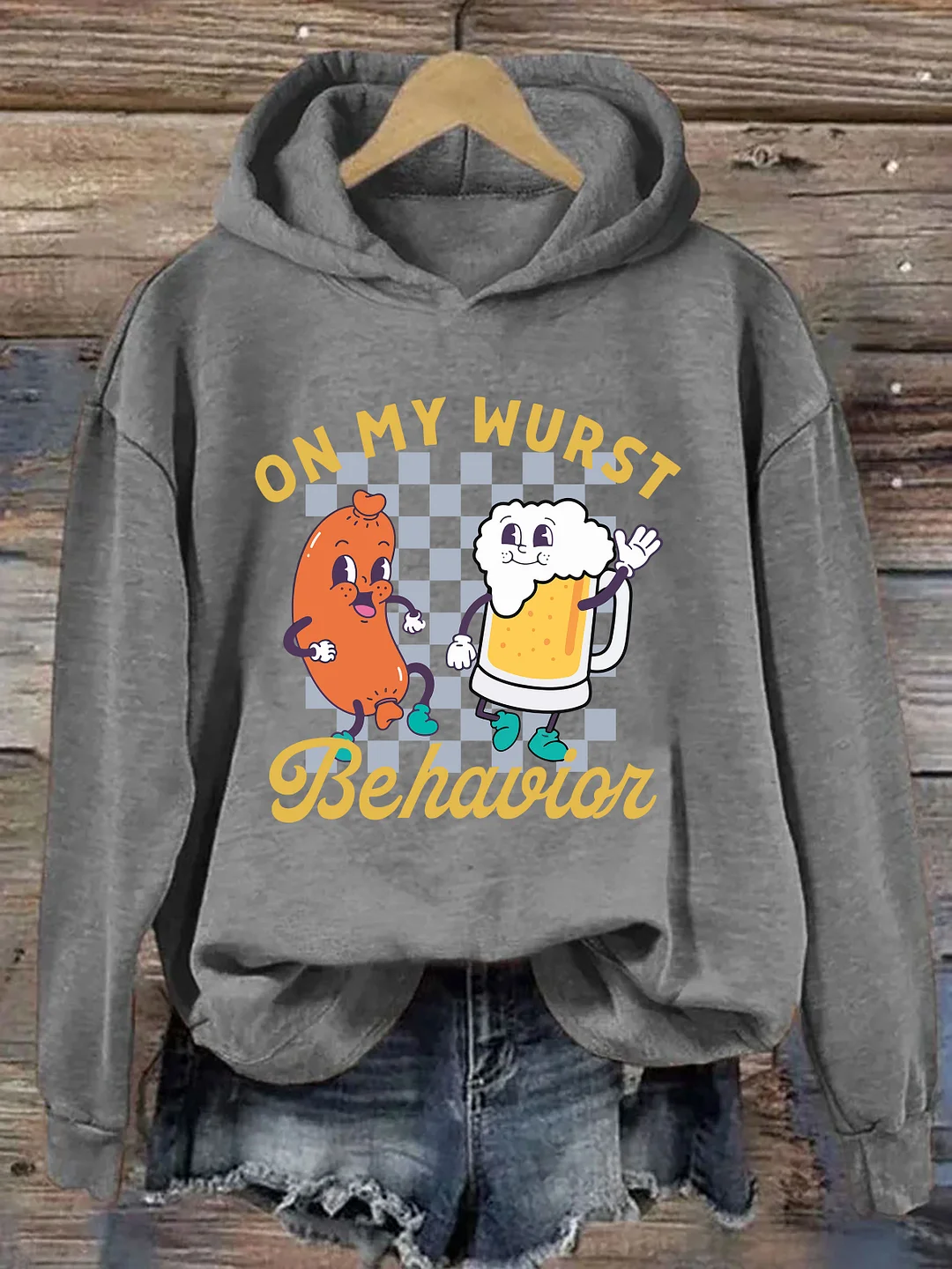 On My Wurst Behavior Hoodie