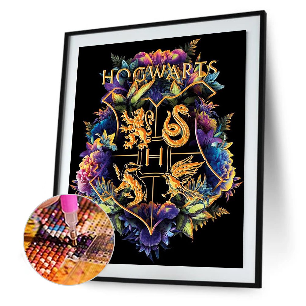 Harry Potter Diamond Painting Full Round Drill - Hogwart's Hous