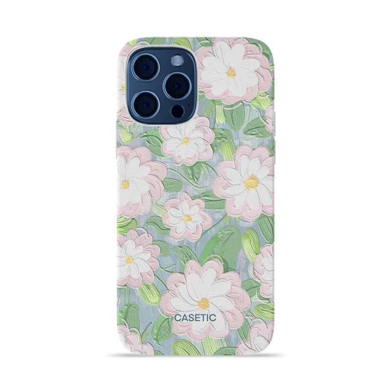 Casetic Oil Painting Flowers iPhone Protective Case