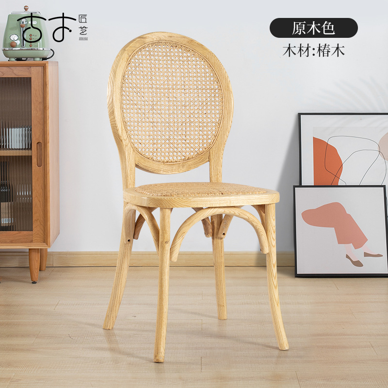  Europe style Vintage Wooden Chair for Garden
