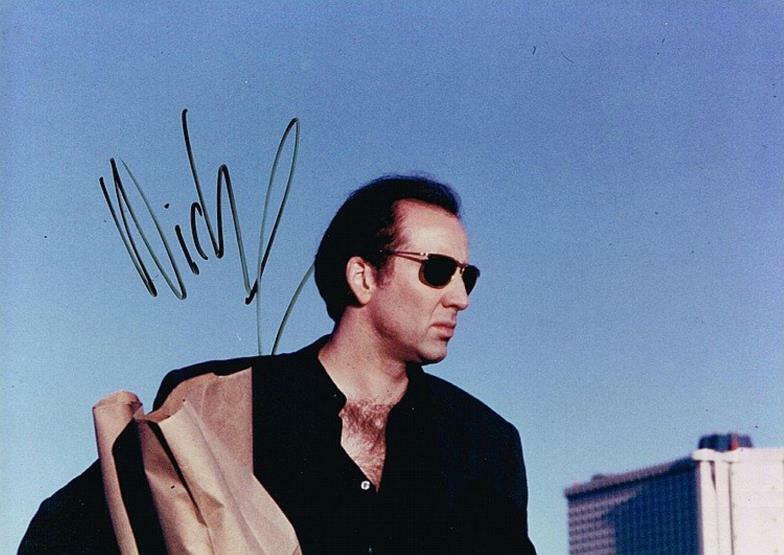 NICOLAS CAGE Signed Photo Poster paintinggraph - Film & TV Actor - preprint