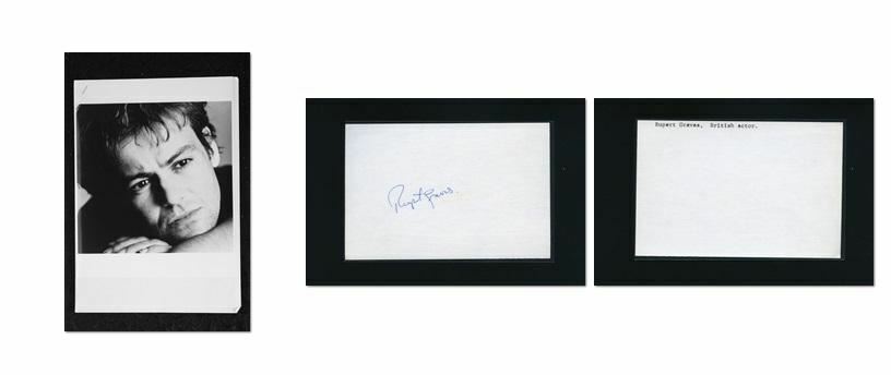 Rupert Graves - Signed Autograph and Headshot Photo Poster painting set - V for Vendetta