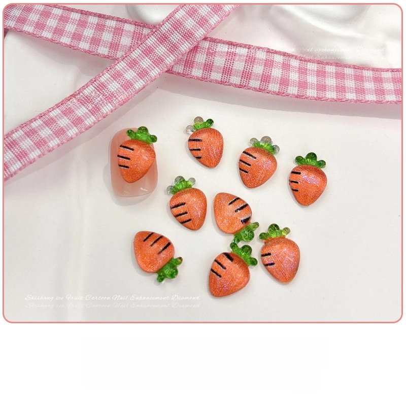 Nail Accessories Pineapple Grape Green Apple Lemon Peach Watermelon Cherry Strawberry Fruit Wear Nail Sticker