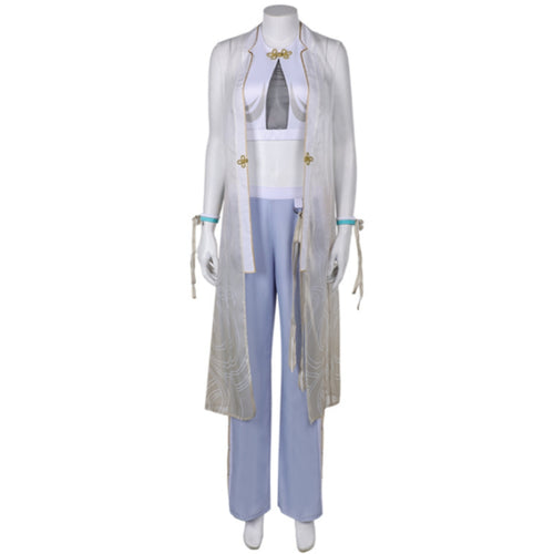 Chun Li Women White Cosplay Costume