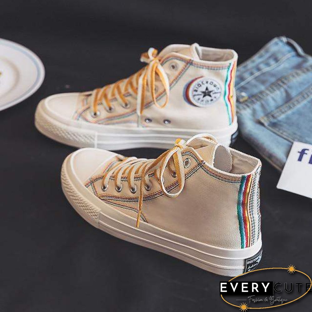 Women High-Top Canvas Shoes