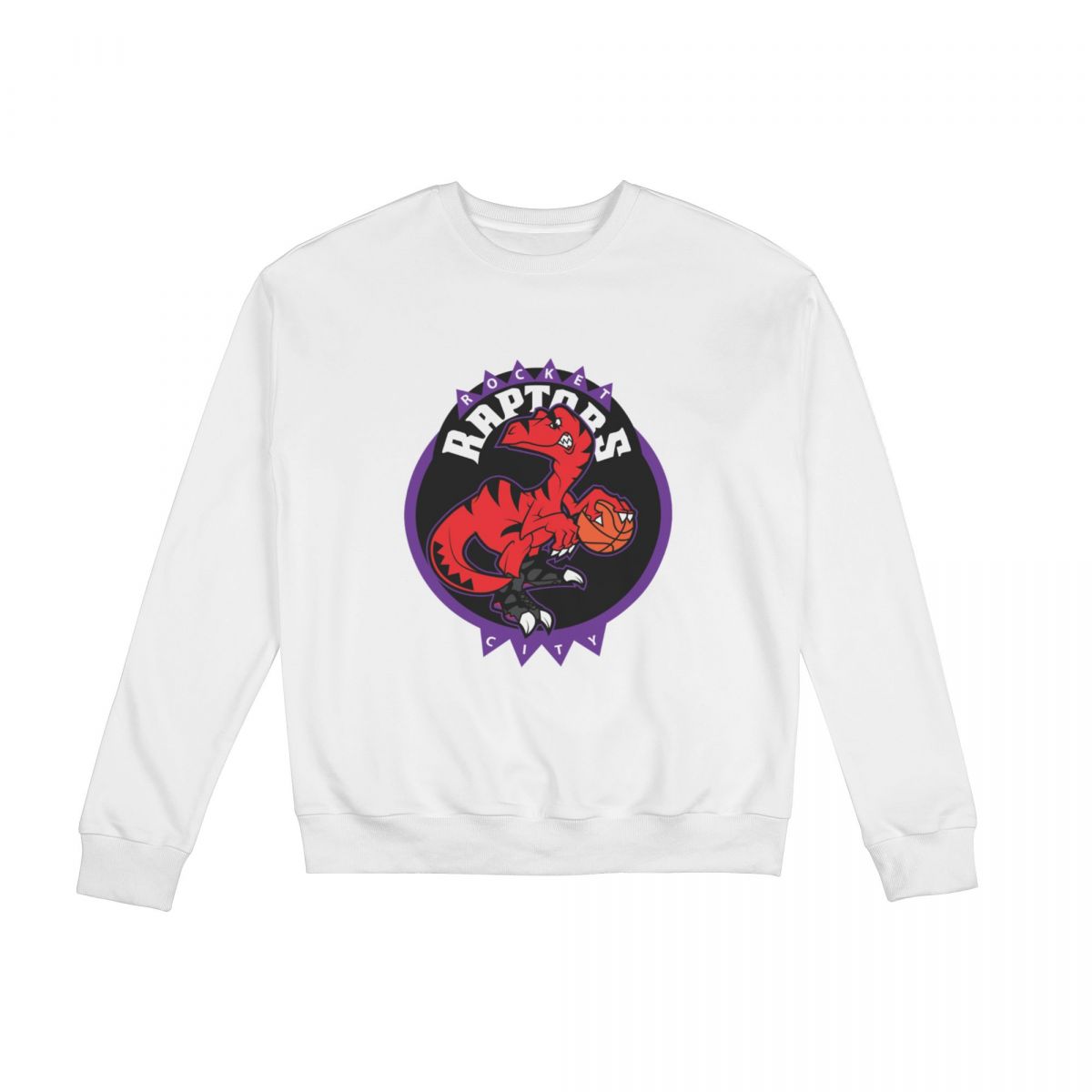 Toronto Raptors Rocket City Raptors Logo Crew Neck Sweatshirt