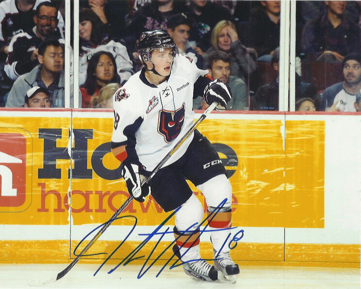 Calgary Hitmen Jake Virtanen Autographed Signed 8x10 Photo Poster painting COA Top Prospect