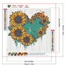 Diamond Painting-DIY Full Round Drill Sunflower Love