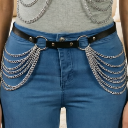 Lovingerie - Binding Body Chains Waist Chain Chest Necklace Suit