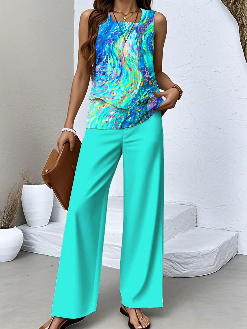 Women Long Sleeve V-neck Graphic Floral Printed Top