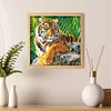 Tiger-11CT Stamped Cross Stitch-40*40cm