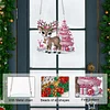 Diamond Painting Acrylic Christmas Elk Hanging Pendant Kit for Decoration