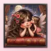 Girl-11CT Stamped Cross Stitch 40*40cm/15.75*15.75in